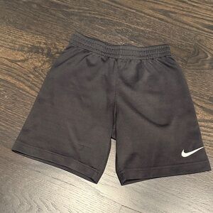 Nike Kids Dark Shorts with Nike Logo size medium